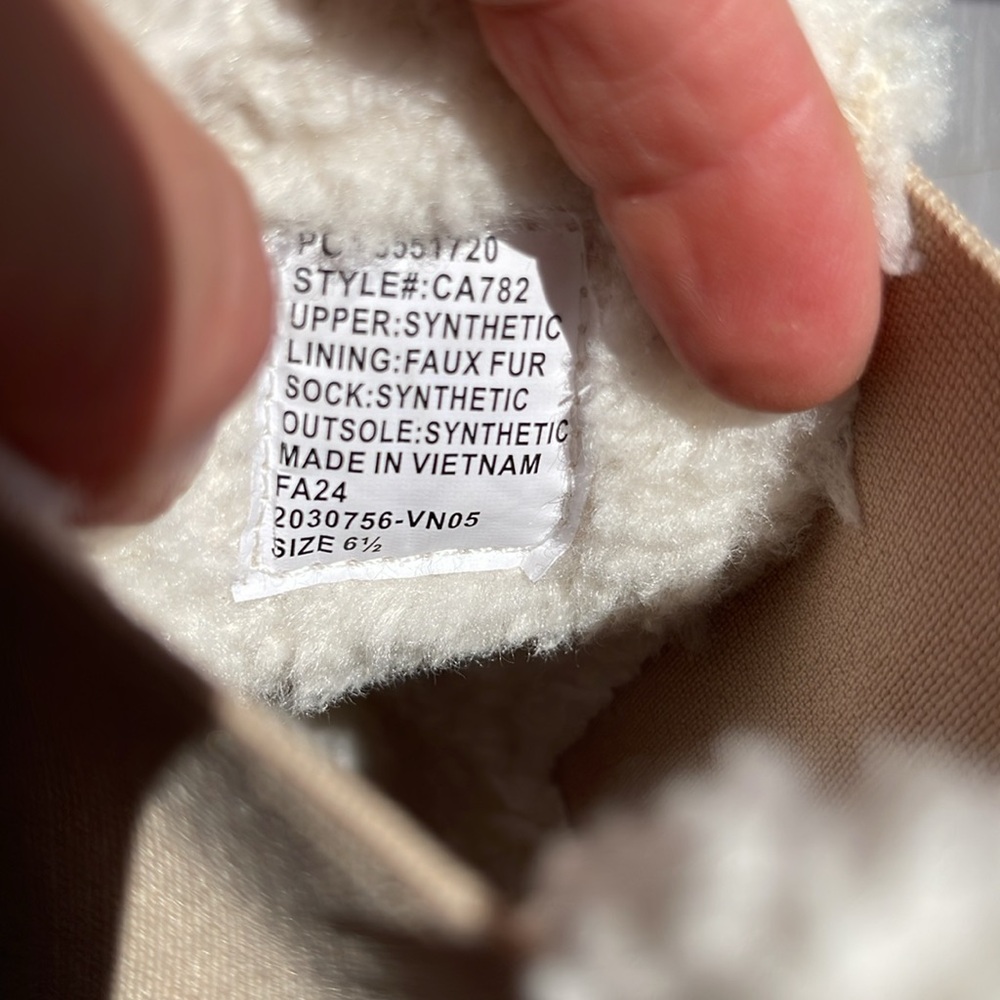 J. Crew Factory Sherpa-lined chelsia boots, size 6,5. - Picture 12 of 12